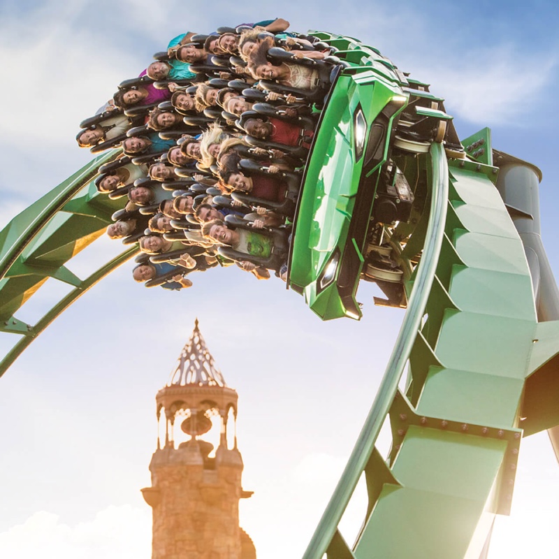 Montaña rusa The Incredible Hulk Coaster